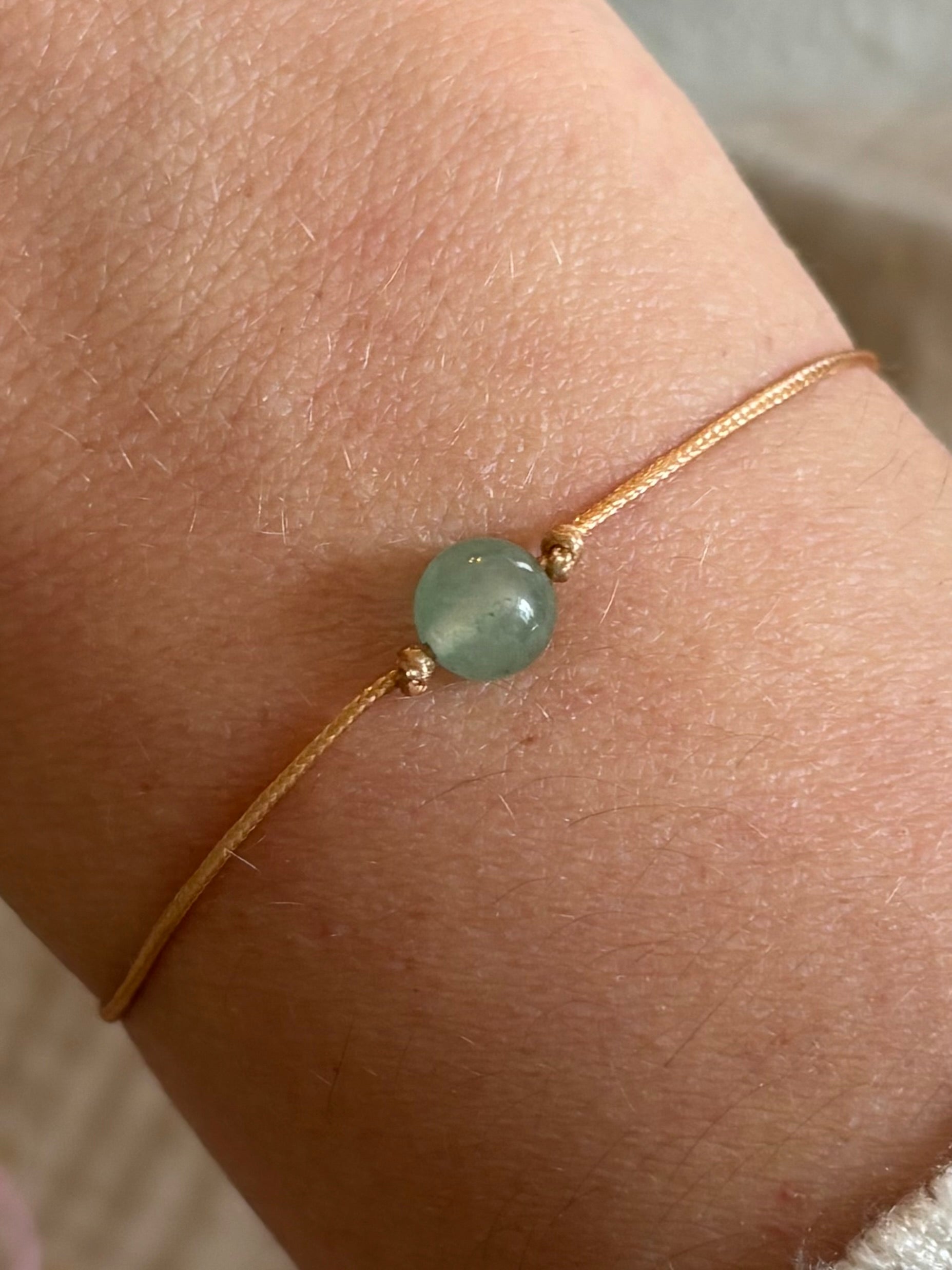 Bracelet « Merci » Atsem - Bijou cordon & pierre naturelle