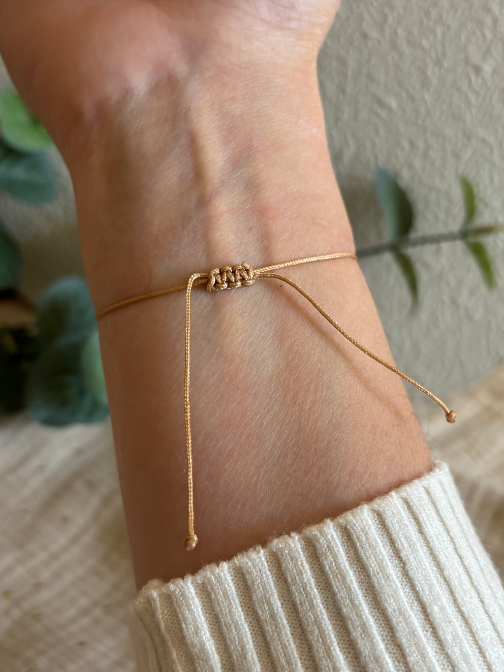 Bracelet « Merci » Atsem - Bijou cordon & pierre naturelle