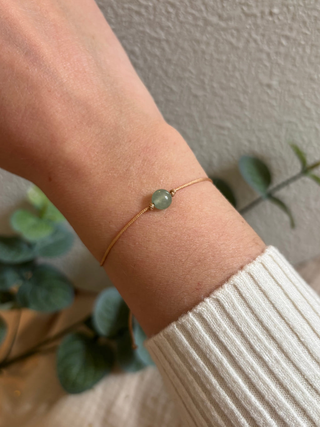 Bracelet « Merci » Atsem - Bijou cordon & pierre naturelle