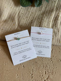 Bracelet « Merci » Atsem - Bijou cordon & pierre naturelle