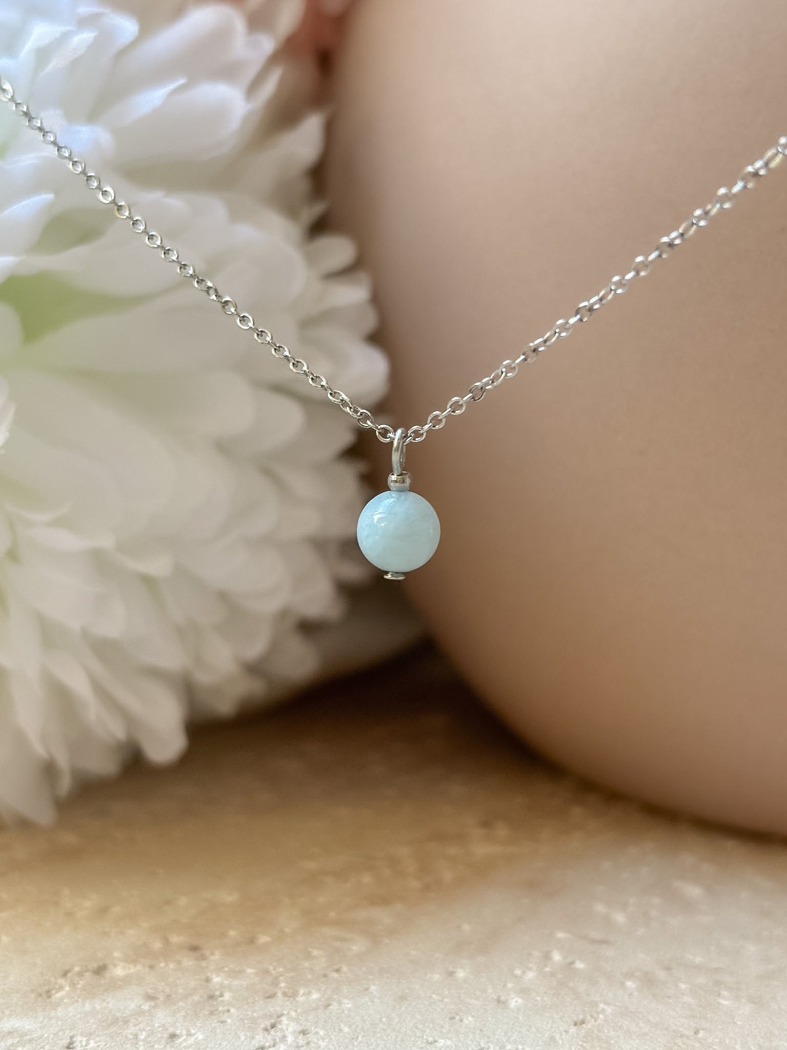 Collier SOLIS - Aigue Marine