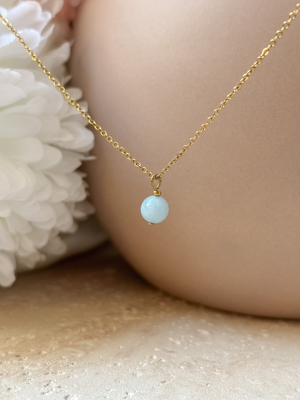 Collier SOLIS - Aigue Marine