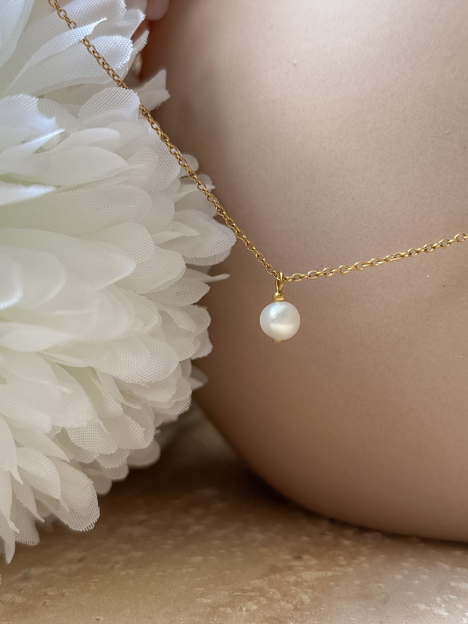 Collier SOLIS - Perle d'eau douce