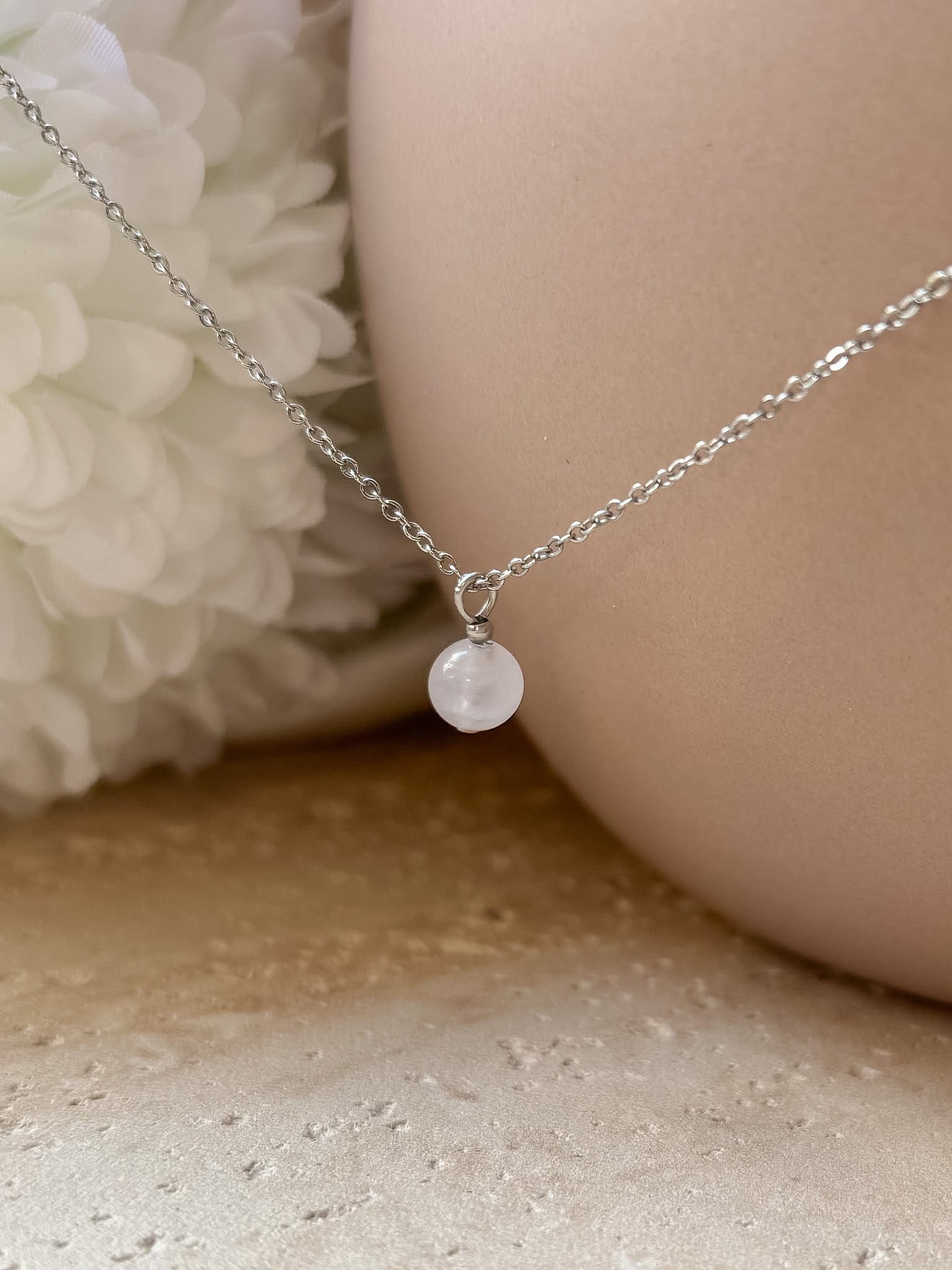 Collier SOLIS - Quartz Rose