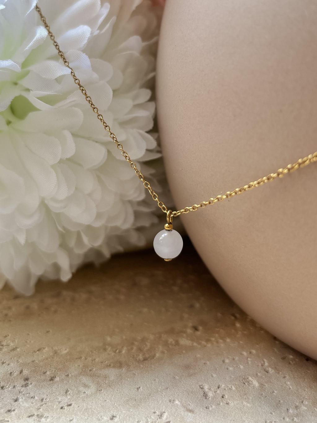 Collier SOLIS - Quartz Rose