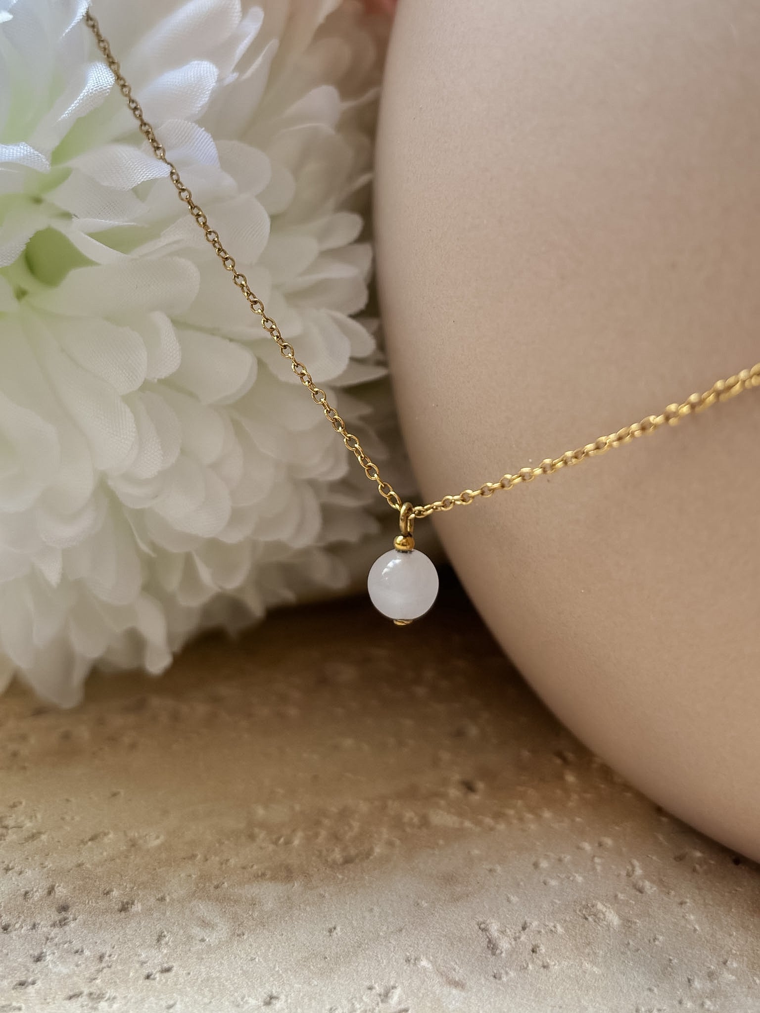 Collier SOLIS - Quartz Rose