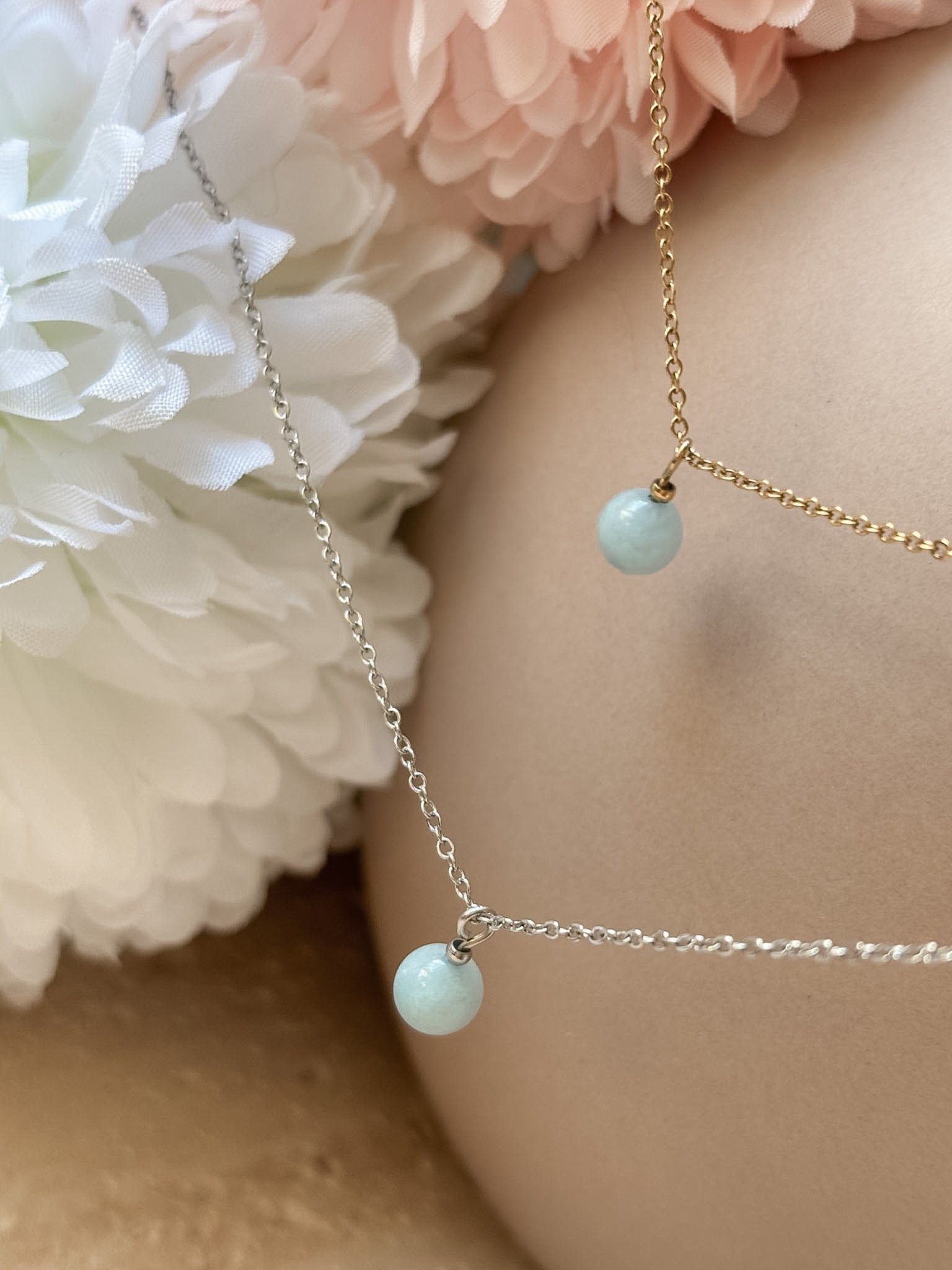 Collier SOLIS - Aigue Marine